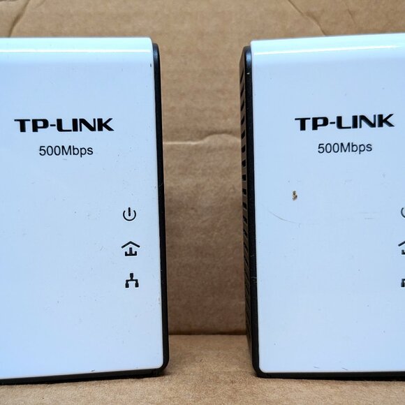 TP-LINK TL-PA511 500Mbps LOT OF 2 AV500 GIGABIT POWERLINE ADAPTER - Picture 1 of 8